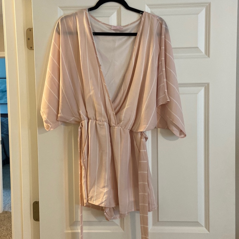 NWOT Pink Lily romper